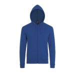 Sweats à capuche unisexes en coton et polyester 260 g/m² SOL'S Stone couleur bleu roi troisième vue
