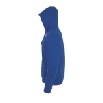 Sweats à capuche unisexes en coton et polyester 260 g/m² SOL'S Stone couleur bleu roi vue latérale