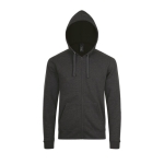 Sweats à capuche unisexes en coton et polyester 260 g/m² SOL'S Stone couleur gris graphite sixième vue