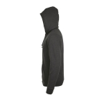 Sweats à capuche unisexes en coton et polyester 260 g/m² SOL'S Stone couleur gris graphite vue latérale