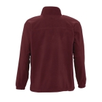 Polaires publicitaires en polyester 300 g/m² SOL'S North couleur bordeaux vue arrière