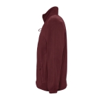 Polaires publicitaires en polyester 300 g/m² SOL'S North couleur bordeaux vue latérale