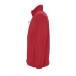 Polaires publicitaires en polyester 300 g/m² SOL'S North couleur rouge vue latérale