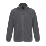 Polaires publicitaires en polyester 300 g/m² SOL'S North couleur gris chiné