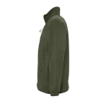 Polaires publicitaires en polyester 300 g/m² SOL'S North couleur vert militaire vue latérale