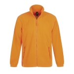 Polaires publicitaires en polyester 300 g/m² SOL'S North couleur orange fluorescent