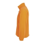 Polaires publicitaires en polyester 300 g/m² SOL'S North couleur orange fluorescent vue latérale