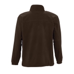 Polaires publicitaires en polyester 300 g/m² SOL'S North couleur marron foncé vue arrière