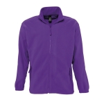 Polaires publicitaires en polyester 300 g/m² SOL'S North couleur mauve deuxième vue