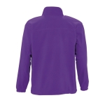Polaires publicitaires en polyester 300 g/m² SOL'S North couleur mauve vue arrière