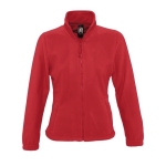 Polaires personnalisés pour femmes en polyester 300 g/m² SOL'S North couleur rouge cinquième vue