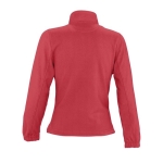 Polaires personnalisés pour femmes en polyester 300 g/m² SOL'S North couleur rouge vue arrière