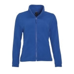 Polaires personnalisés pour femmes en polyester 300 g/m² SOL'S North couleur bleu roi troisième vue