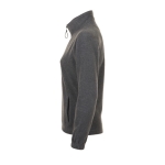 Polaires personnalisés pour femmes en polyester 300 g/m² SOL'S North couleur gris chiné vue latérale