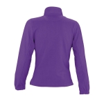 Polaires personnalisés pour femmes en polyester 300 g/m² SOL'S North couleur mauve vue arrière