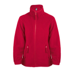 Polaire personnalisée pour enfant en polyester 300 g/m² SOL'S North couleur rouge cinquième vue