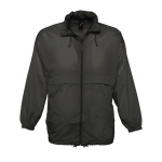 Veste coupe-vent imperméable unisexe économique 210 g/m² SOL'S Surf couleur noir