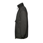 Veste coupe-vent imperméable unisexe économique 210 g/m² SOL'S Surf couleur noir vue latérale