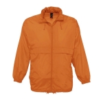 Veste coupe-vent imperméable unisexe économique 210 g/m² SOL'S Surf couleur orange