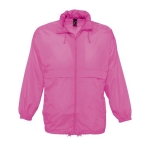 Veste coupe-vent imperméable unisexe économique 210 g/m² SOL'S Surf couleur fuchsia