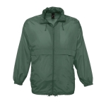 Veste coupe-vent imperméable unisexe économique 210 g/m² SOL'S Surf couleur vert foncé huitième vue