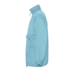Veste coupe-vent imperméable unisexe économique 210 g/m² SOL'S Surf couleur bleu ciel vue latérale
