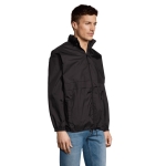 Veste coupe-vent imperméable unisexe économique 210 g/m² SOL'S Surf deuxième vue photographique