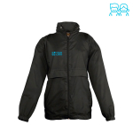 Vestes coupe-vent imperméables pour enfants 210 g/m² SOL'S Surf couleur noir vue avec zone d'impression