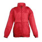 Veste coupe-vent imperméable pour enfant 210 g/m² SOL'S Surf couleur rouge cinquième vue