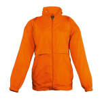 Veste coupe-vent imperméable pour enfant 210 g/m² SOL'S Surf couleur orange