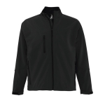 Veste softshell personnalisée en polyester 340 g/m² SOL'S Relax couleur noir