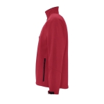Veste softshell personnalisée en polyester 340 g/m² SOL'S Relax couleur rouge vue latérale