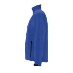 Veste softshell personnalisée en polyester 340 g/m² SOL'S Relax couleur bleu roi vue latérale