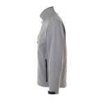 Veste softshell personnalisée en polyester 340 g/m² SOL'S Relax couleur gris chiné vue latérale