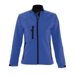 Vestes softshell imperméables pour femmes 340 g/m² SOL'S Roxy couleur bleu roi troisième vue