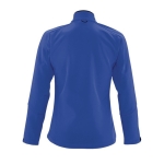 Vestes softshell imperméables pour femmes 340 g/m² SOL'S Roxy couleur bleu roi vue arrière
