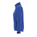 Vestes softshell imperméables pour femmes 340 g/m² SOL'S Roxy couleur bleu roi vue latérale