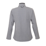 Vestes softshell imperméables pour femmes 340 g/m² SOL'S Roxy couleur gris chiné vue arrière