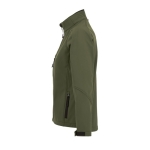 Vestes softshell imperméables pour femmes 340 g/m² SOL'S Roxy couleur vert militaire vue arrière