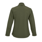 Vestes softshell imperméables pour femmes 340 g/m² SOL'S Roxy couleur vert militaire vue latérale