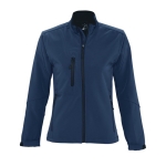 Vestes softshell imperméables pour femmes 340 g/m² SOL'S Roxy couleur bleu ultramarine troisième vue