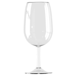 Verre à vin en tritan pas cher réutilisable de vin 225 ml Wine couleur transparent