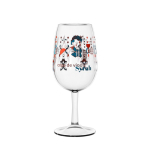 Verre à vin en tritan pas cher réutilisable de vin 225 ml Wine couleur transparent