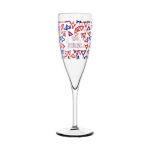 Coupe à champagne en tritan réutilisable de 160 ml Champagne couleur transparent