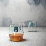 Verre personnalisé de 380 ml lavable au lave-vaisselle Lounge couleur transparent