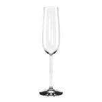 Flûte à champagne personnalisée en verre de 220 ml Prestige couleur transparent