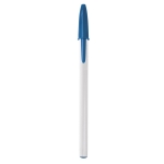 Stylos personnalisés avec bouchon et Encre bleue BIC® Style Opaco couleur bleu