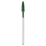 Stylos personnalisés avec bouchon et Encre bleue BIC® Style Opaco couleur vert