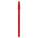 Stylo BIC personnalisable avec l'encre bleue BIC® Style Colors couleur rouge