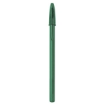 Stylos en plastique coloré avec bouchon Encre bleue BIC® Style Clear couleur vert